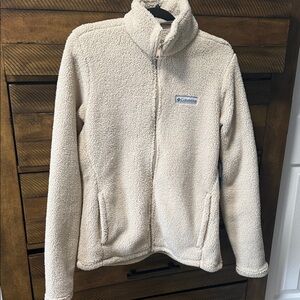 Columbia Off-White Fleece Jacket